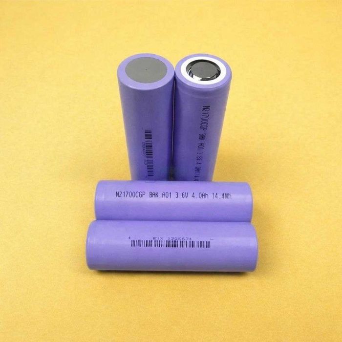 Нові 21700 N21700CGP BAK 4000mAh 40A високострумові акумулятори