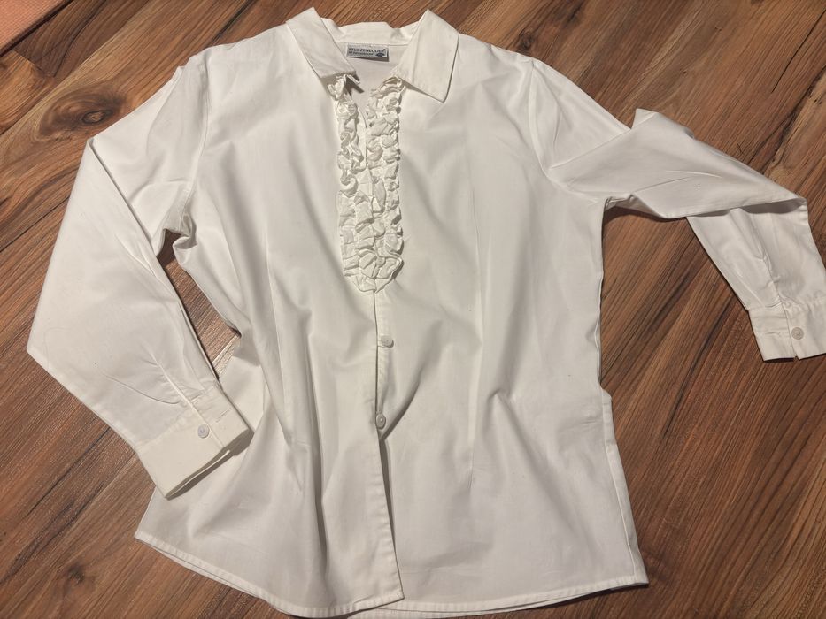 Koszula z żabotem,bawełniana koszula