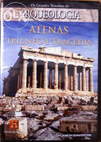 Lote de 18 Documentários Grandes Tesouros da arquelogia dvd