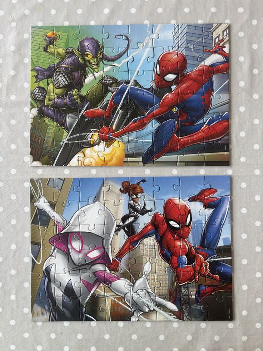 Puzzle - Marvel Spider-man, conjunto 2x48 peças