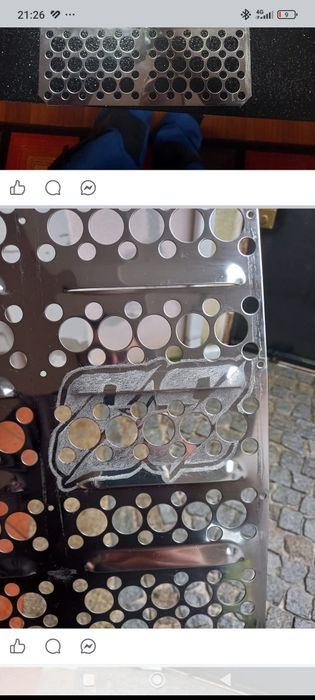 Yamaha banshee grelha de alumínio