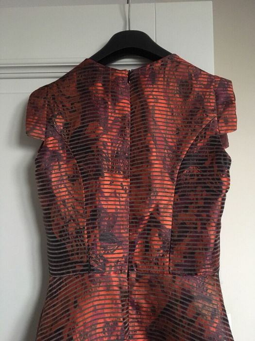 OKAZJA sukienka czerwona jedyna Evening Simple XS 34 Massimo Dutti