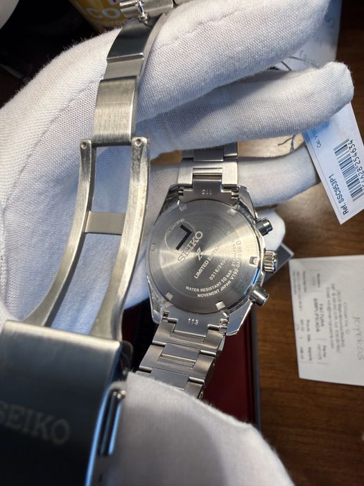 Relógio Seiko Prospex Speedtimer Bordeaux - Edição Limitada