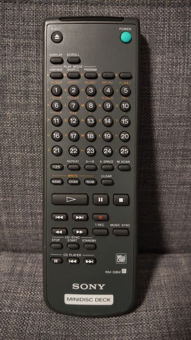 Пульт к минидисковой деке Sony
