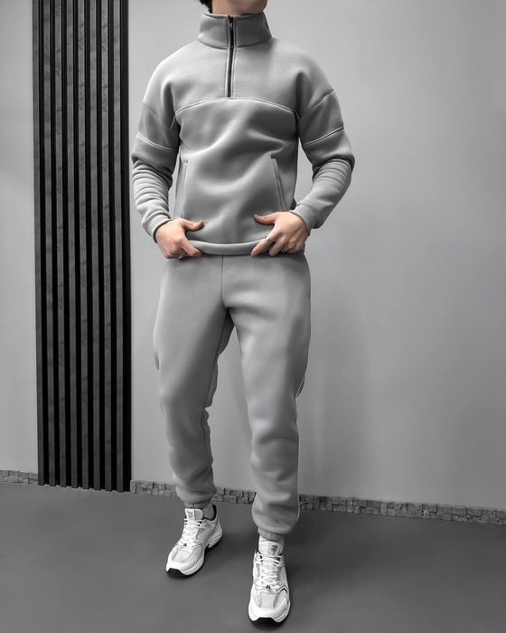 Теплий чоловічий костюм/ кофта Half-Zip