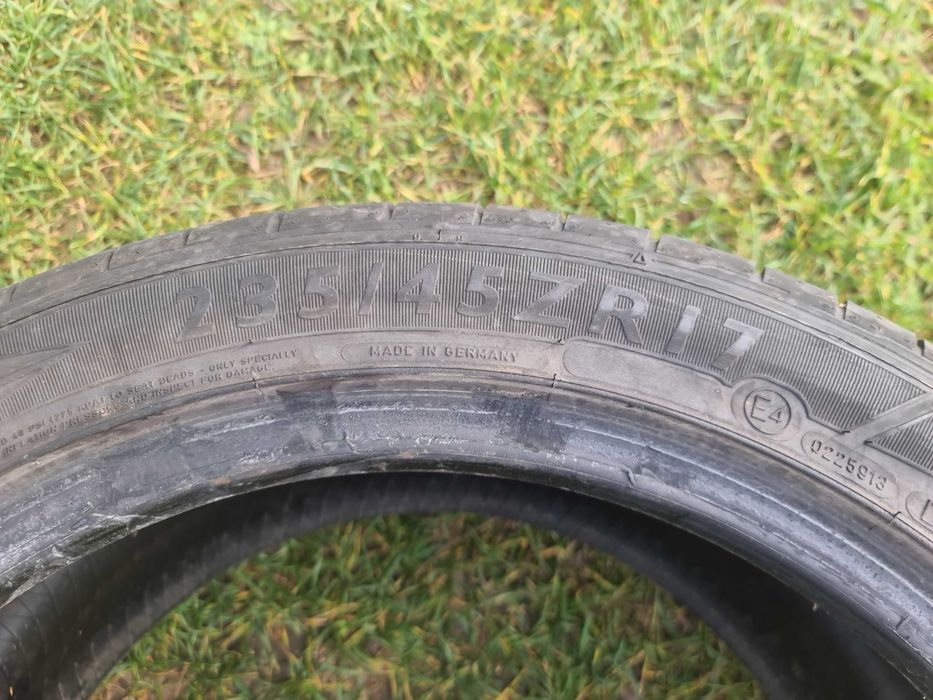 Opony letnie 17 Dunlop Sportmax 235/45 r17 ~6mm bieżnika