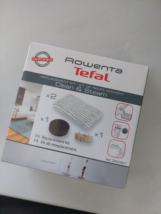 Zestaw do mopa parowego tefal clean steam