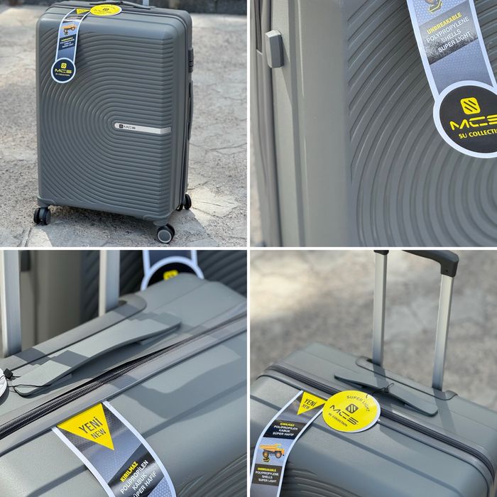 MCS 374!Полипропилен!Чемодан Турция на колесах,валіза,сумка на колесах