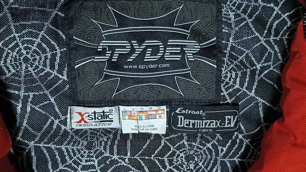 Męska kurtka SPYDER TITAN JACKET DERMIZAX-EV 20000 r.L czerwona