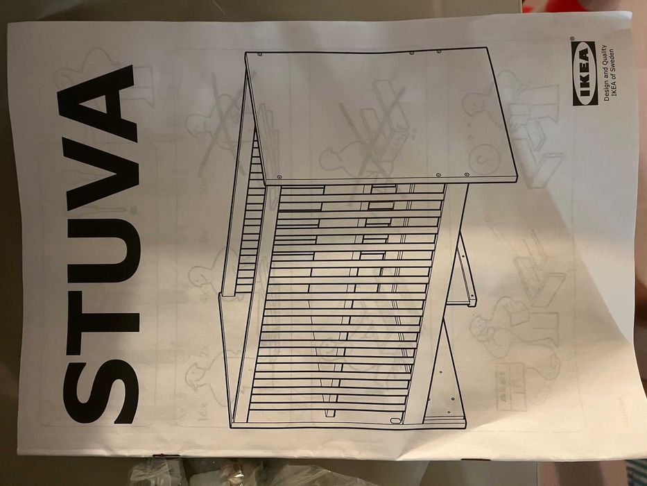 Berço + Muda fraldas IKEA Stuva 120 x 60