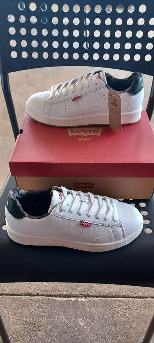 Sapatilhas Levi's Avenue White Khaki N38