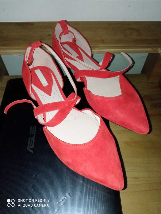 Nowe zamszowe H&M baleriny 38