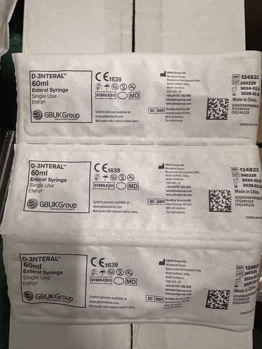 Strzykawki do zywienia dojelitowego enfit 60ml