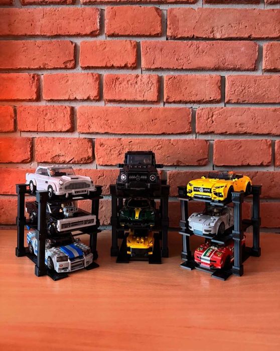 Garaż na 3 samochody LEGO Speed Champions