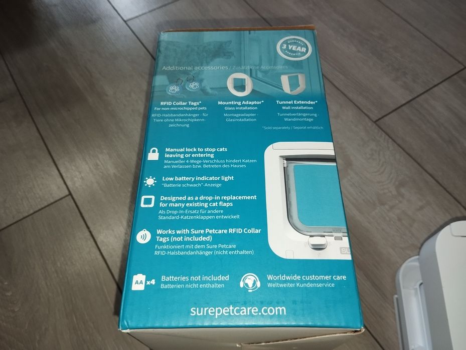 Drzwiczki dla kota z mikrochipem Sureflap