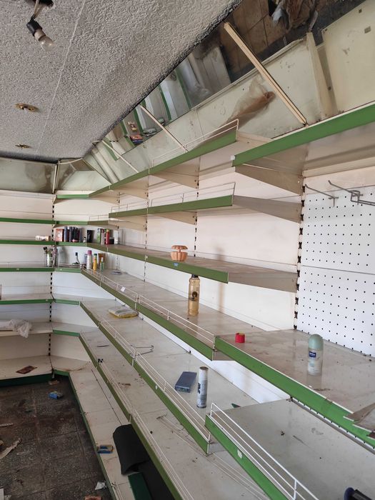 Regał sklepowy narożny