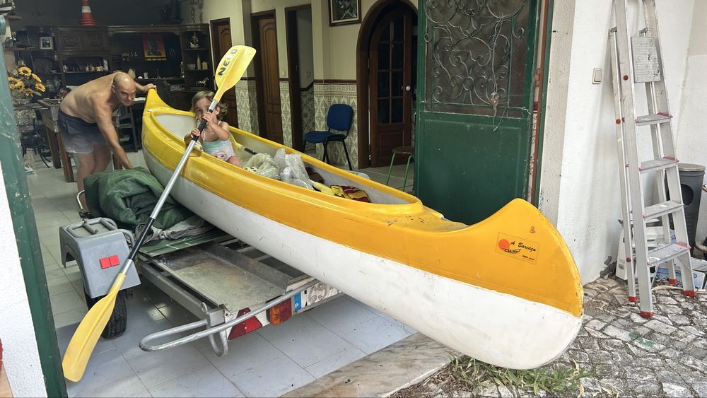 Canoa 3 lugares fibra