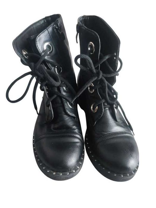 Glany damskie,buty trapery,botki 37,rock style