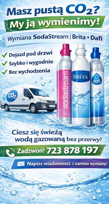 Wymiana CO2 SODA Brita