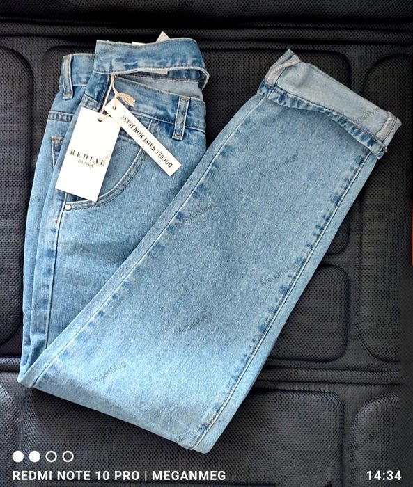 Spodnie jeans Varlesca Jeansy damskie typu Mom fit