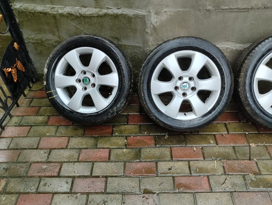 Продам титанові диски Skoda Octavia a5