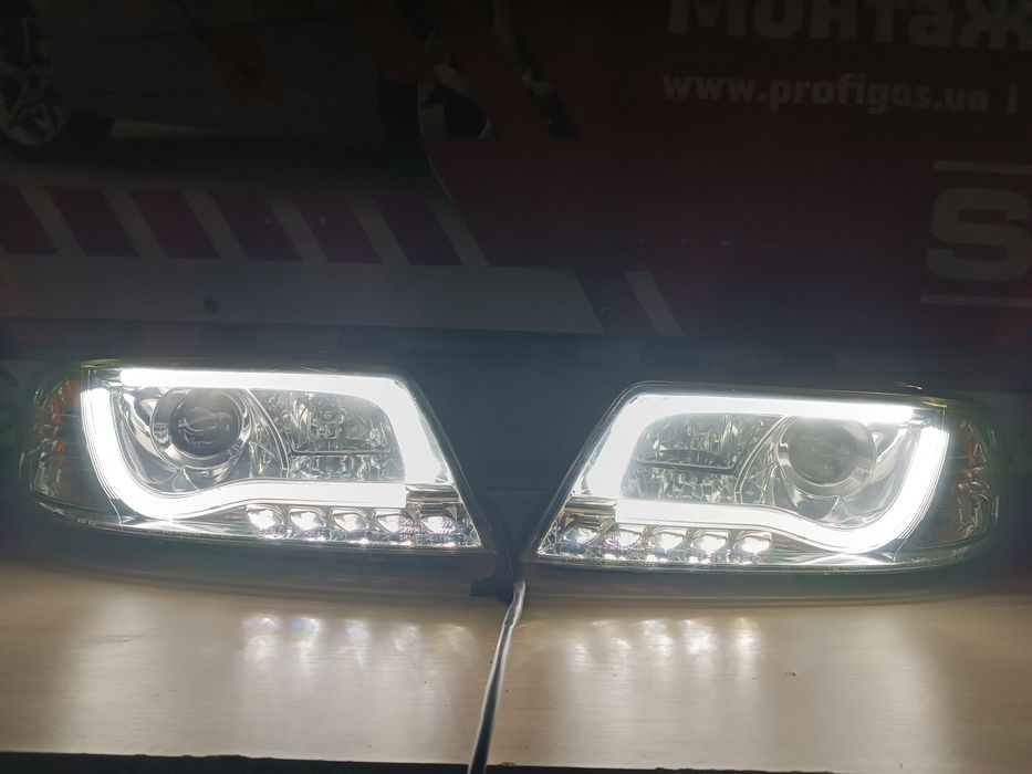 Передние фары audi a6 c5 дорест sonar тюнинг