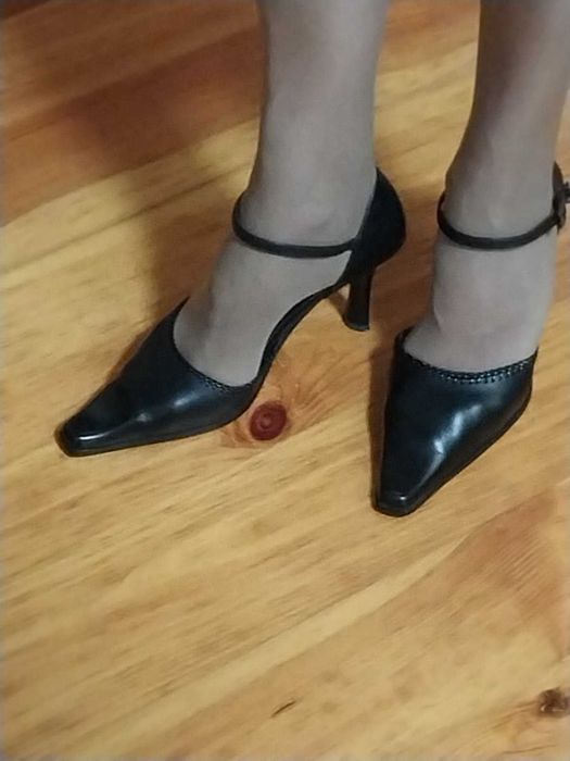 Туфлі жіночі шкіряні р.38 чорні