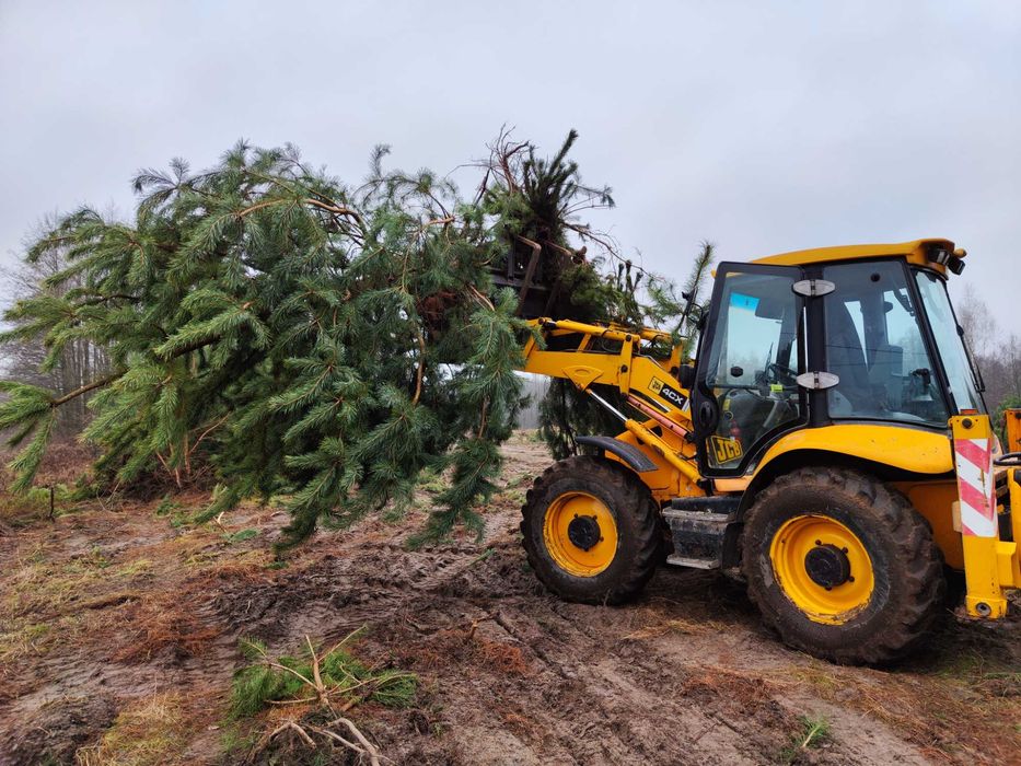 Koparko-ladowarka/koparka/transport Hds,Roboty ziemne, beton