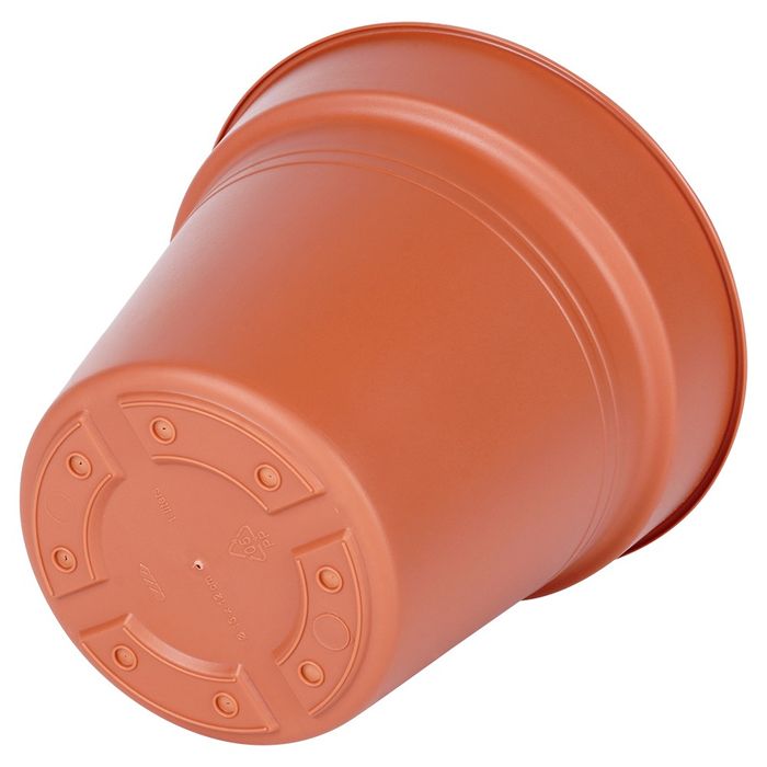 Doniczka ogrodowa plastikowa okrągła 13 cm 3 szt.