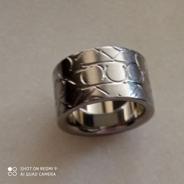 Anel aço inoxidável Calvin Klein T.6