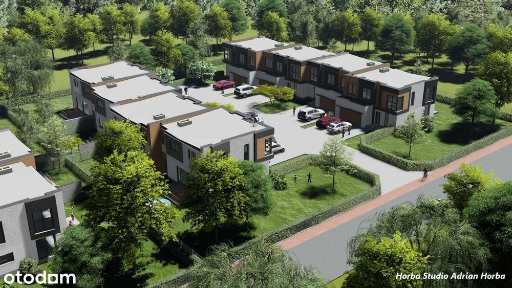 GOTOWY Segment Duchnów garaż 2auta + 2m. post., piec, kanalizacja