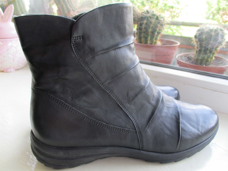 Новые кожаные полусапожки Габор