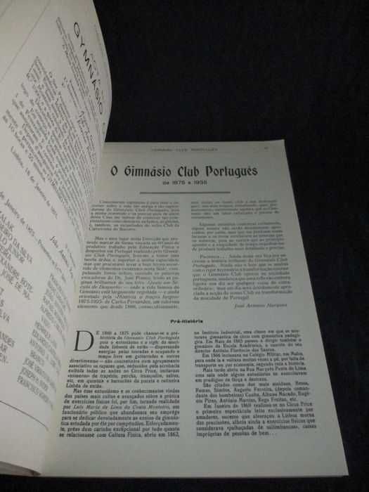 Livro do 1º Centenário 1875 a 1975 Ginásio Clube Português