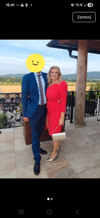 Elegancka sukienka wesele rozmiar 42 Vissavi