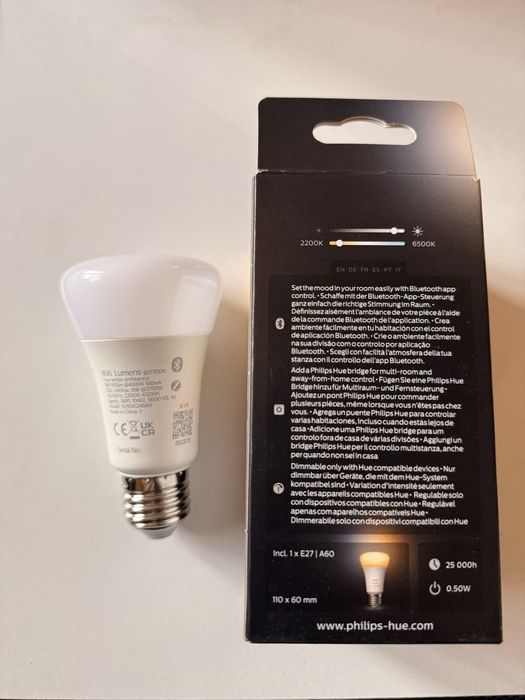 Philips Hue White ambiance A60 E27 - 1100