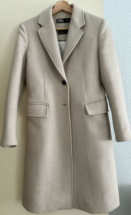 Sobretudo lã Zara