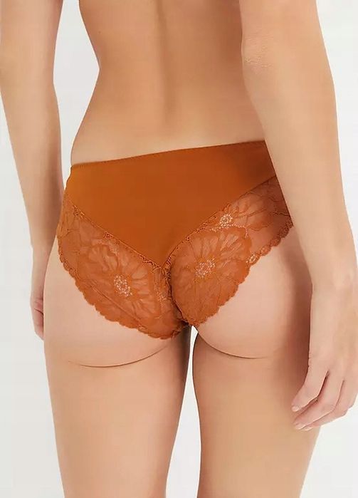 B.P.C koronkowe sexi figi mini rio brązowe r.44/46