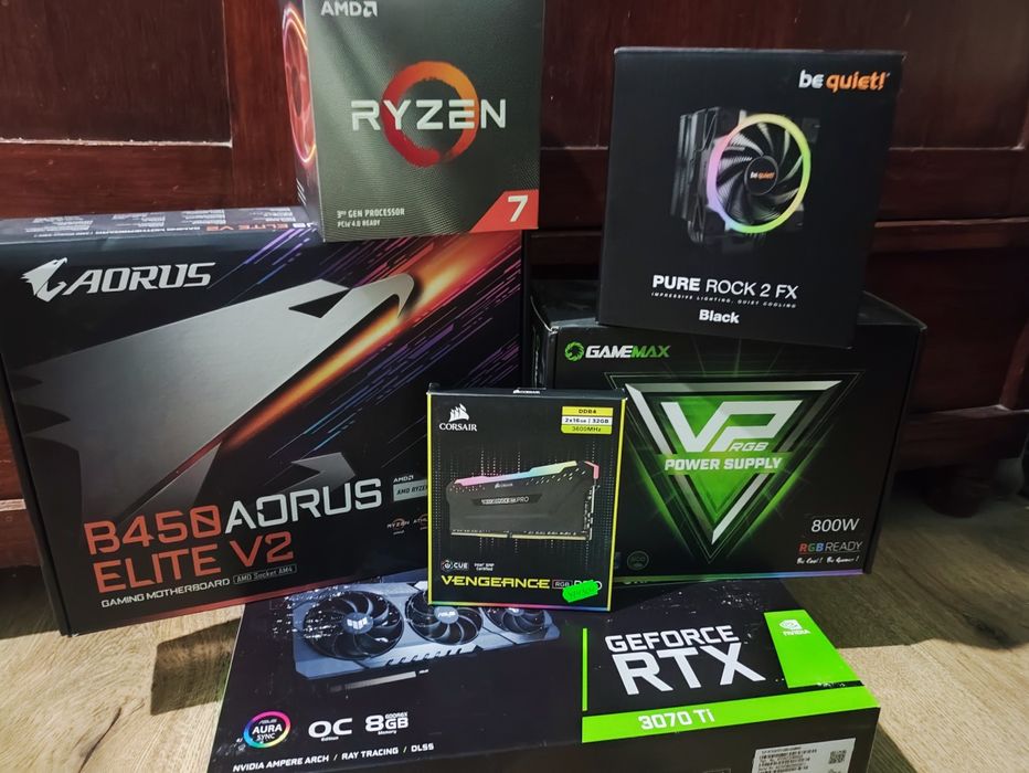 ТОПОВЫЙ Игровой ПК. Ryzen 7 3700X. Asus Tuf 3070ti