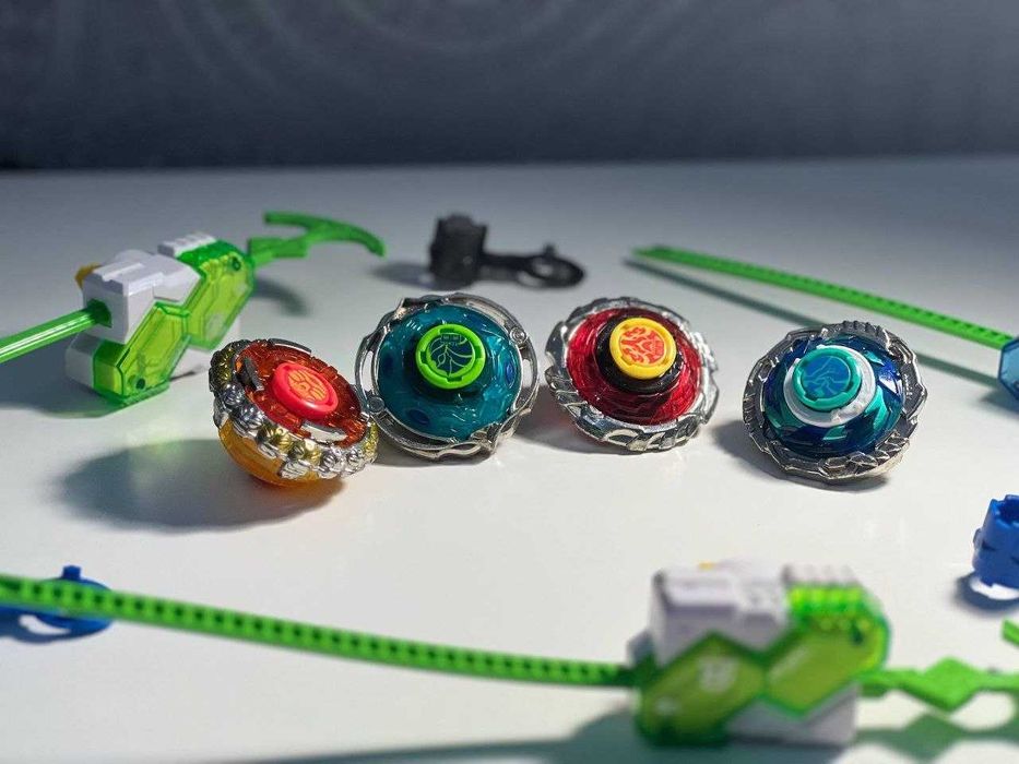 Оригінальні Infinity Nado — 4 дзиґи + запускачі