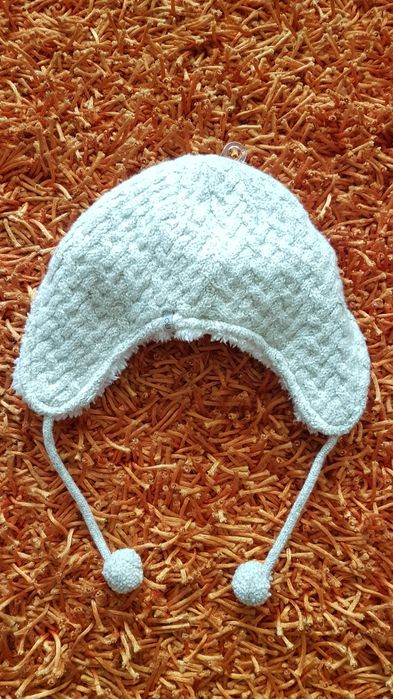 OFERTA PORTES - Gorro NOVO Bege com Pêlo Obaïbi (18-23Meses)