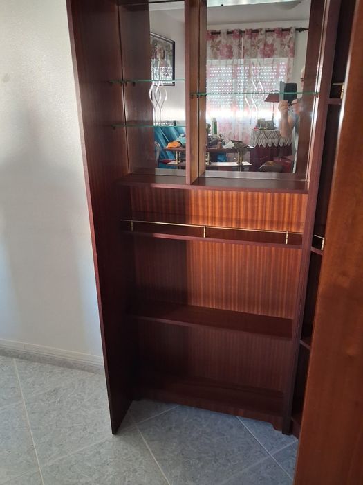 Móvel bar de canto mogno - FAÇA A SUA  OFERTA