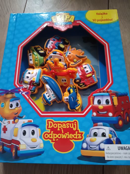 Książeczka edukacyjna autka