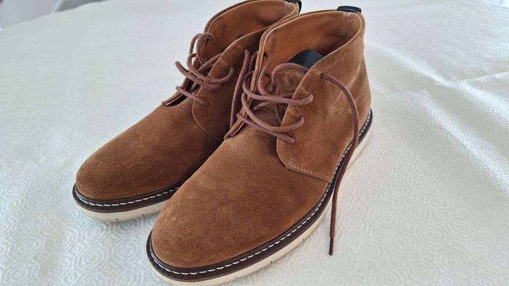 Botins camurça castanho Minelli