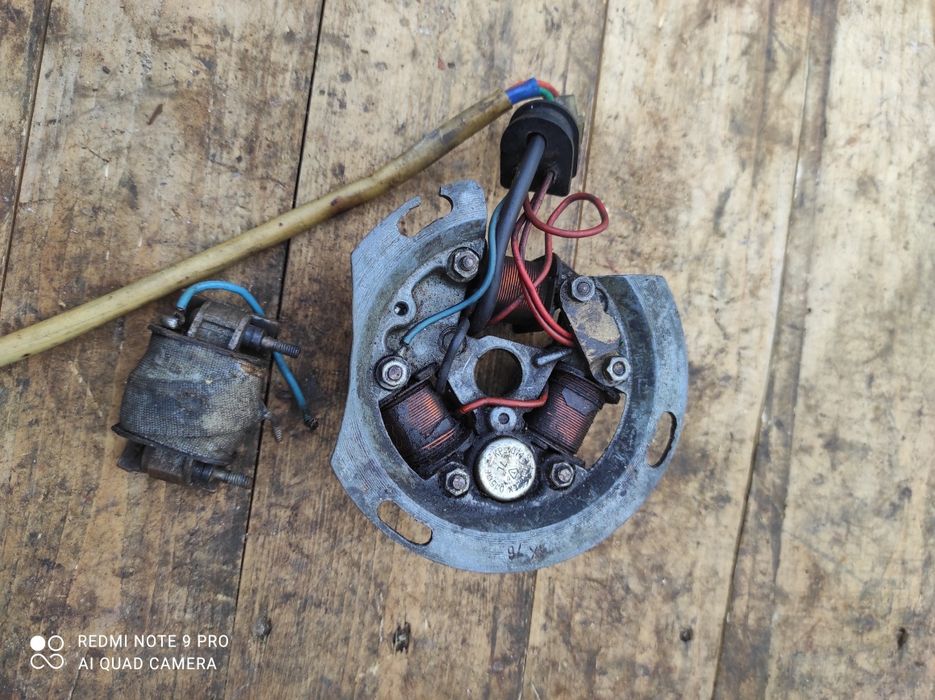 Iskrownik zapłon Romet Komar cewki stator wysyłka 7.91