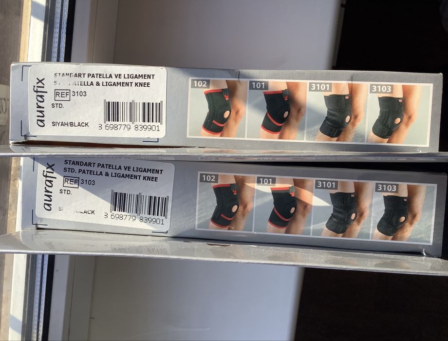 Бандаж,аколіники, налокітники, наклееники и кистевой протектор Aurafix