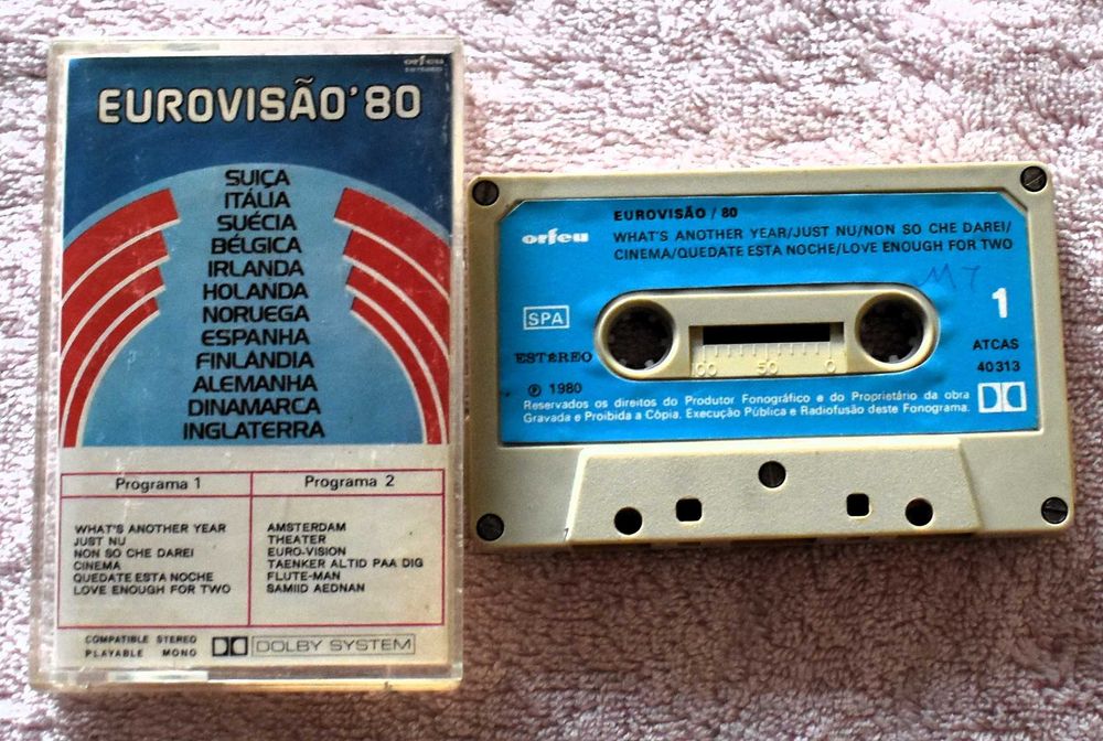 Vários - Eurovisão´80 (1980 - cassete)