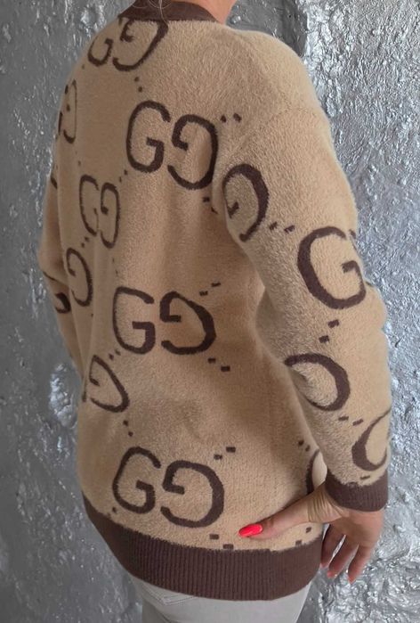 GUCCI  luksusowy swetr alpaka Cudny roz L