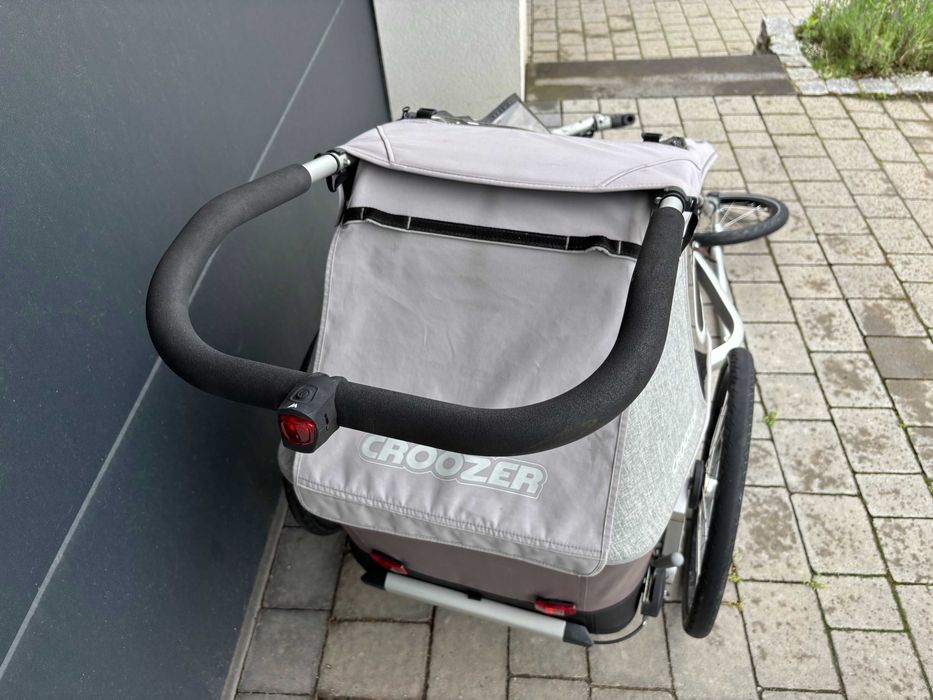 Przyczepka Croozer Kid Keeke 1 Stone Grey