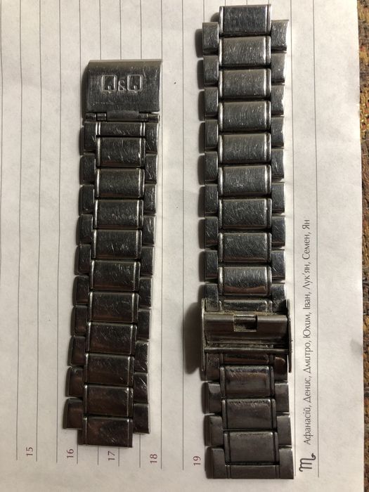 Браслет из нержавеющей стали к мужским часам