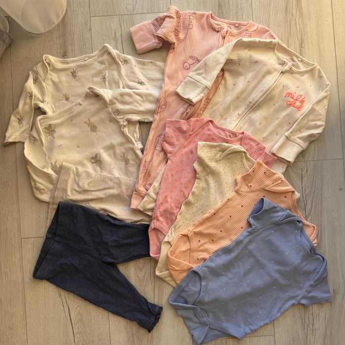 Лот одягу на дівчинку ( боді, легінси, ромпер, колготки) next h&m
